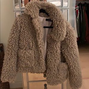 Zara teddy coat